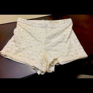 Free people embroidered shorts size 2